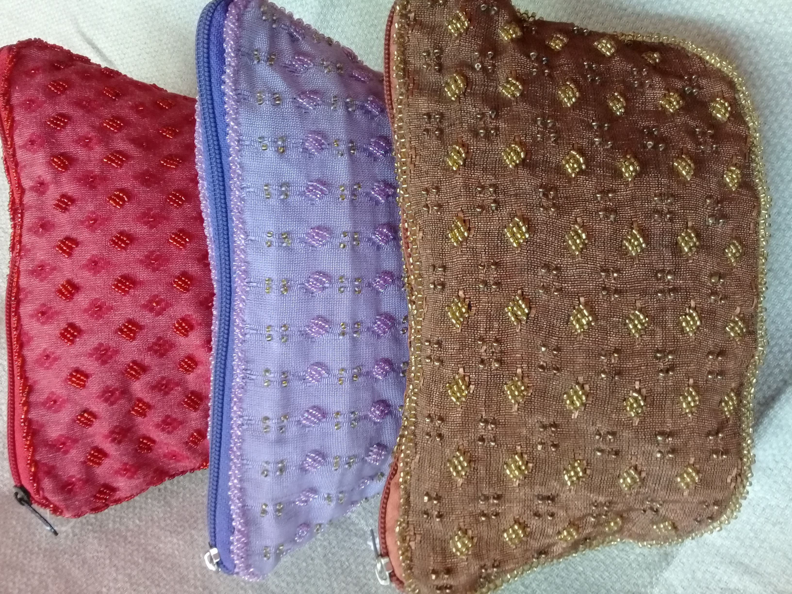 Beaded makeup bags Habiba Gallery