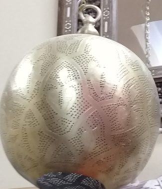 Brass ceiling light